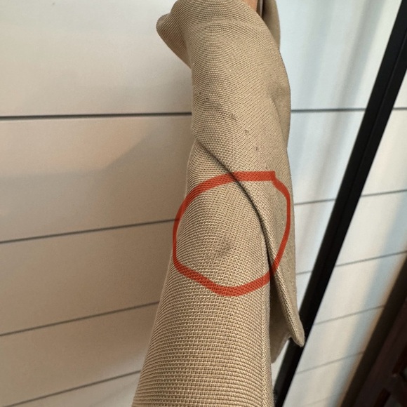 Max Studio Tan Blazer Peplum Waist - Picture 7 of 8